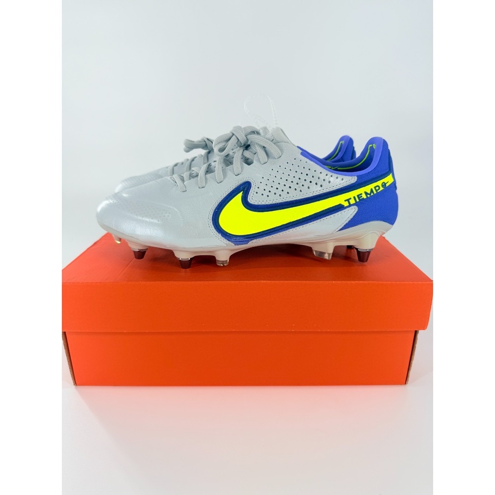 Nike Tiempo Legend 9 Elite AG Soccer Cleats Gray DB0824-076 Men’s Size 7 NIB